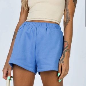 Princess Polly Florida Shorts Blue